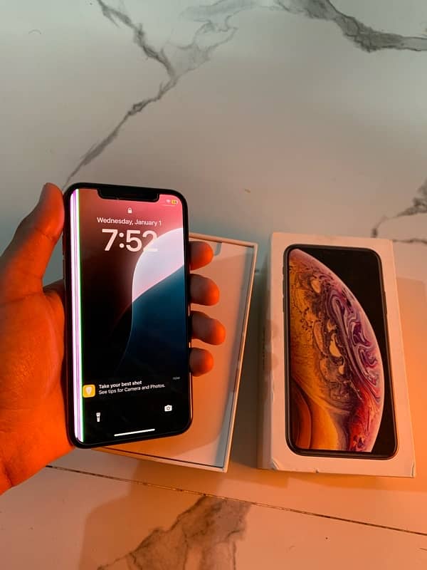 Iphone Xs with box 64gb 1