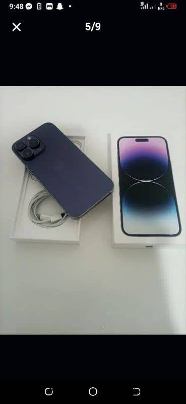 iphone 14 pro max 256 gb JV sim Non PTA whatr pake saff mobile 10/10 1