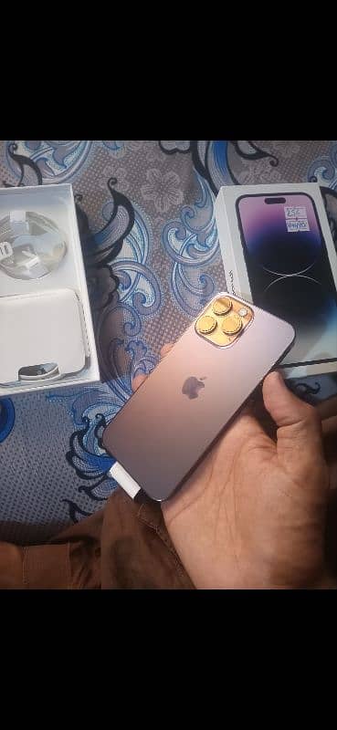 iphone 14 pro max 256 gb JV sim Non PTA whatr pake saff mobile 10/10 4