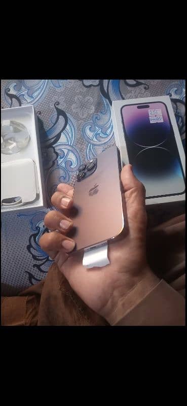 iphone 14 pro max 256 gb JV sim Non PTA whatr pake saff mobile 10/10 5