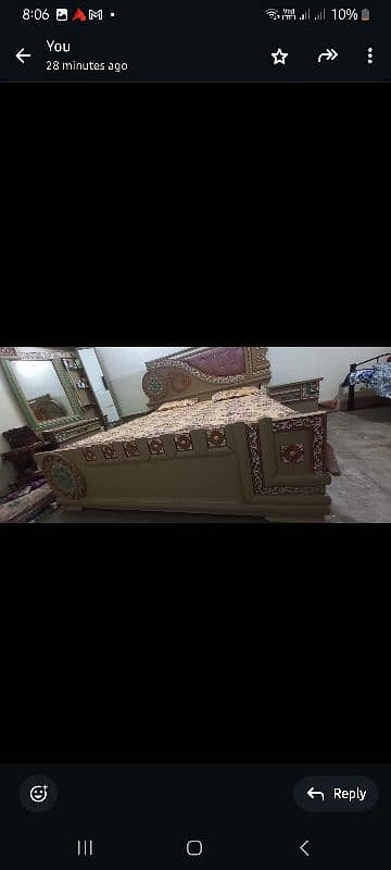 bed set in good condition urgen sale 2