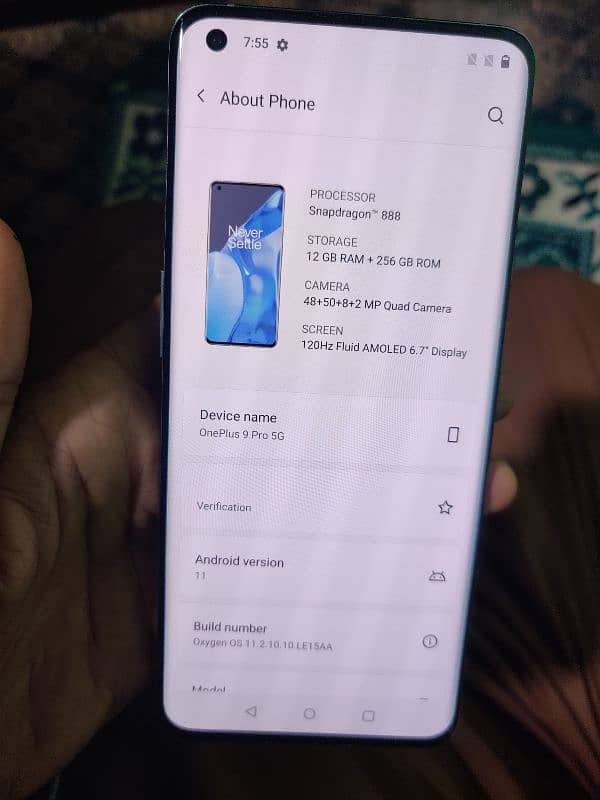 OnePlus 9pro 12+256 5