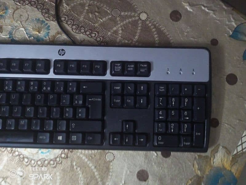 Hp KB-0316 black + silver for sale 1