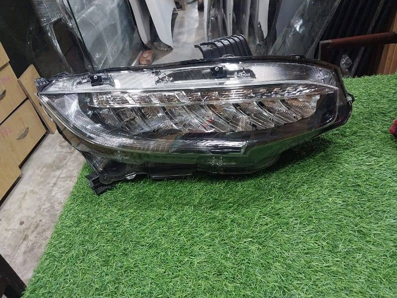 Honda civic 2016 to 2021 model headlight led available boxpack geniuen 1