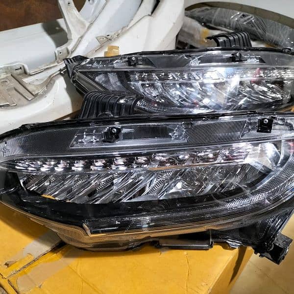 Honda civic 2016 to 2021 model headlight led available boxpack geniuen 2