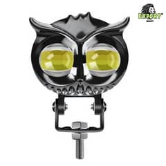 Owl Bike Fog White Yellow Dual Light With Dual Flasher