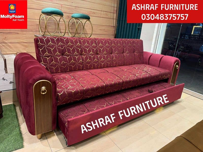 Sofa cum bed/Double cumbed/Sofa/LShape/Combed/Double bed. 0304-8375757 11