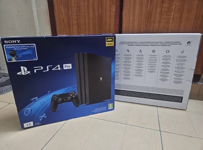 Sony ps4 pro 1Tb with all accessories and box 1