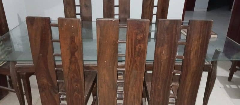 dinning Table with wooden chairs 2