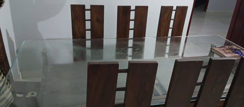 dinning Table with wooden chairs 3