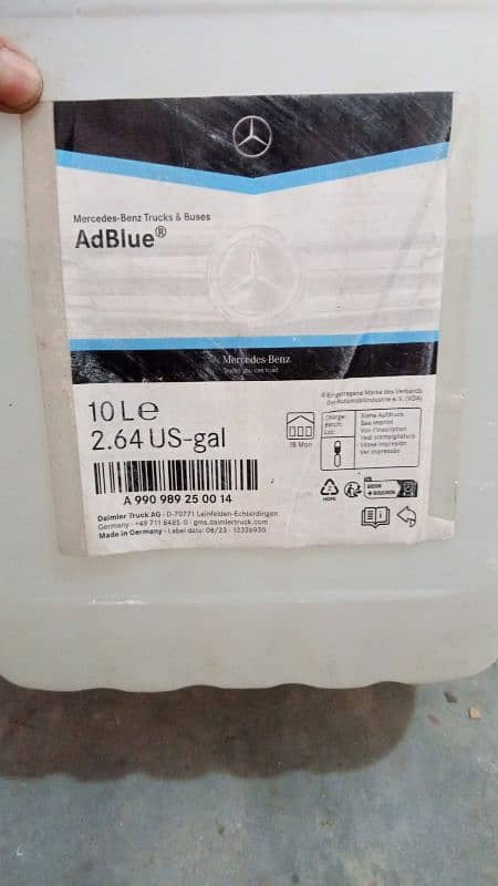 Adblue 2.64 US 10litr Gal Fluid oil liquid 2