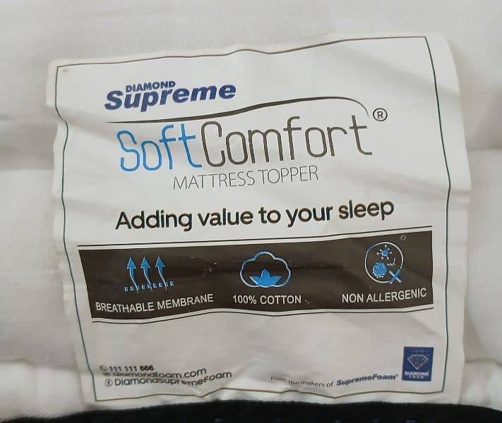 *   Soft comfort  Mattress Topper 0