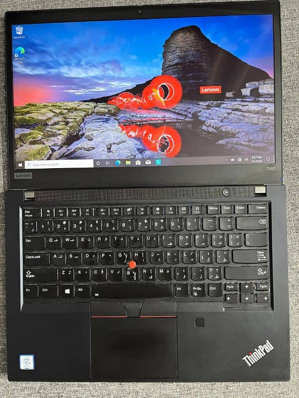 Lenovo ThinkPad T490 – 8th Gen i5 | 16GB RAM | English-Arabic Keyboard 1