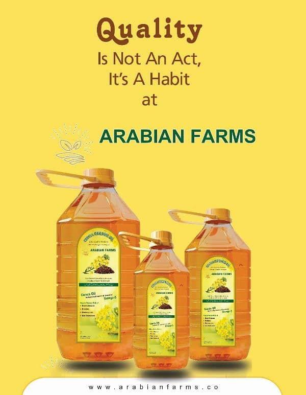 Arabian Canola Organic Cooking oil 2