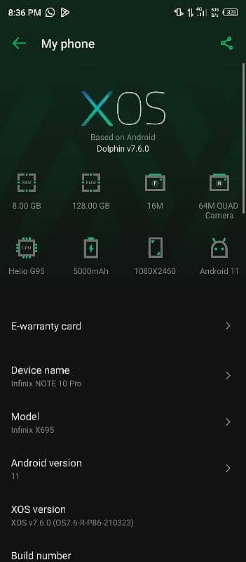 10 by 10 condition infinix note 10 pro 1