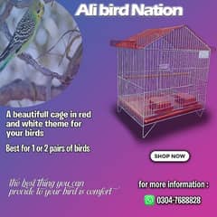 A beautiful cage for birds