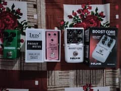 3 Different Guitar Effect Pedals