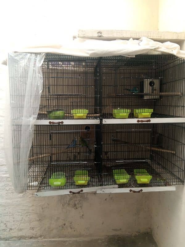 Heavy solid bird cage for sale 0