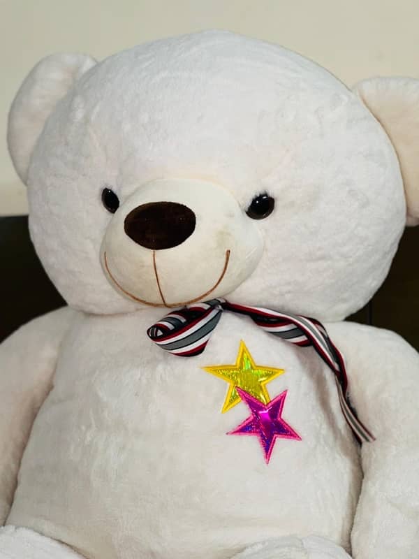 white teddy bear 9