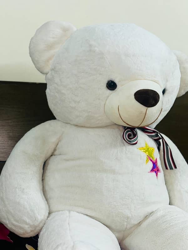 white teddy bear 10