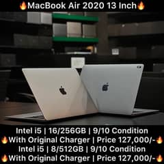 MacBook Air 2020 13 inch 16GB 8GB 512GB 256GB With Orginal Charger