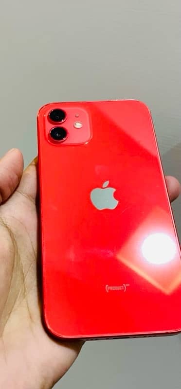 iPhone 12 Red Product with box Factory unlock 0