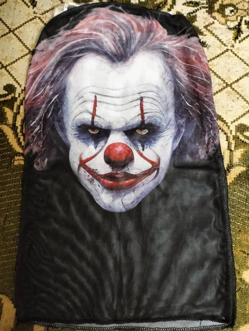 3d Joker Clown Full Face Riding  Balaclava Hoodie Mask Bikers Boys 1