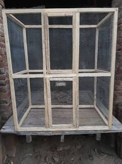 big wooden bird cage available for sale