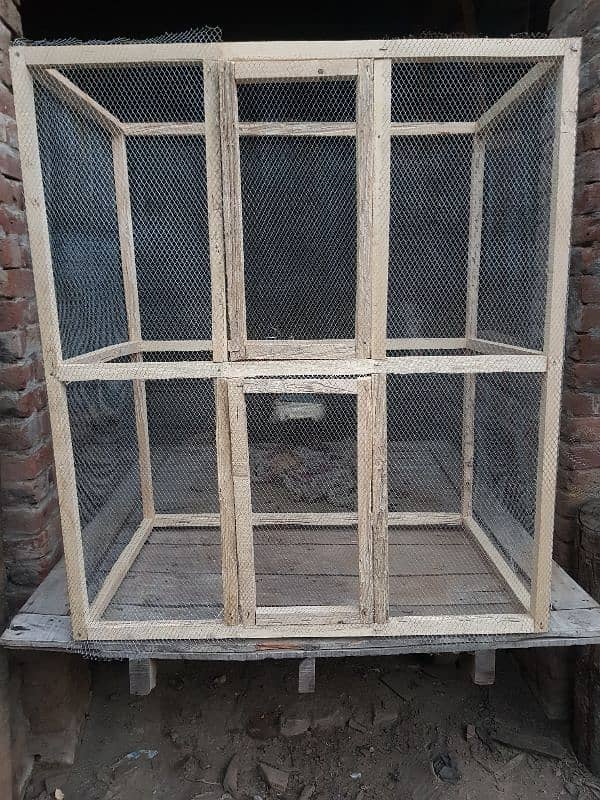 big wooden bird cage available for sale 0