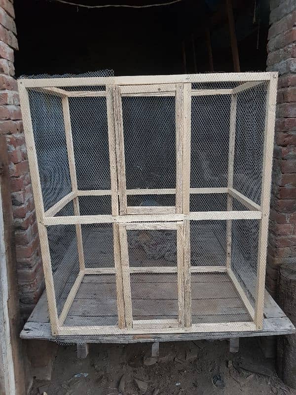 big wooden bird cage available for sale 1