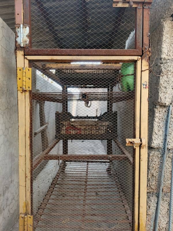 chicken cage double portion ma ha full iron ma ha agrent sale kerna ha 0