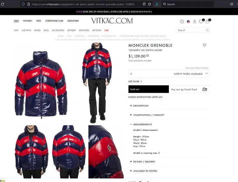 Brand New: Moncler Grenoble 'Golzern' Ski Down Snow Skirt Jacket 9