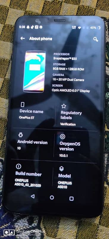 OnePlus 5t Official PTA approved 1