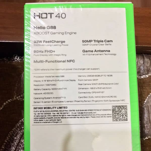 Infinix HOT 40.4 month use kia h. koi msla ni h 3