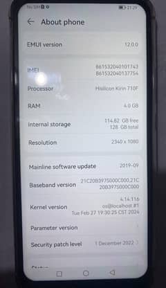 Huawei y9 prime 4/128