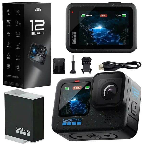 Go Pro Hero 12 Black Edition | All accessories included 5