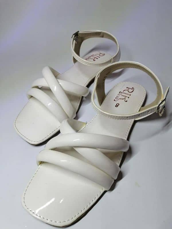 Women's Flat Sandals leather 0