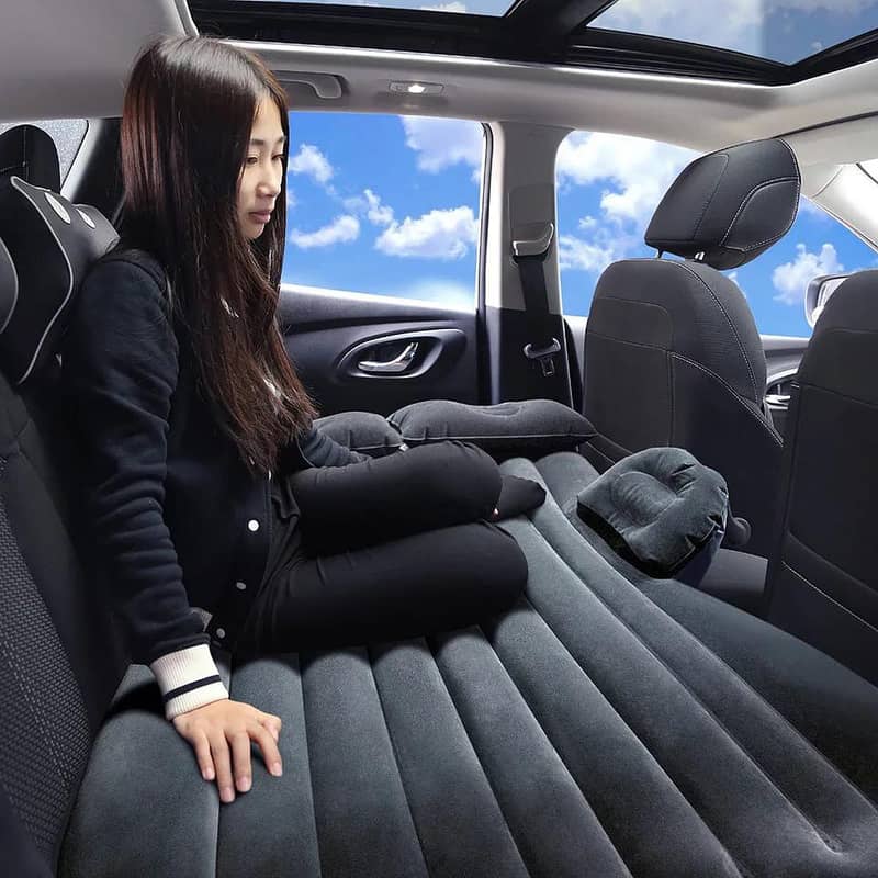 Universal Car Air Mattress Travel Bed Inflatable 0