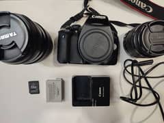 Canon DSLR 550 D, complete set with Tamron Portrait Lens