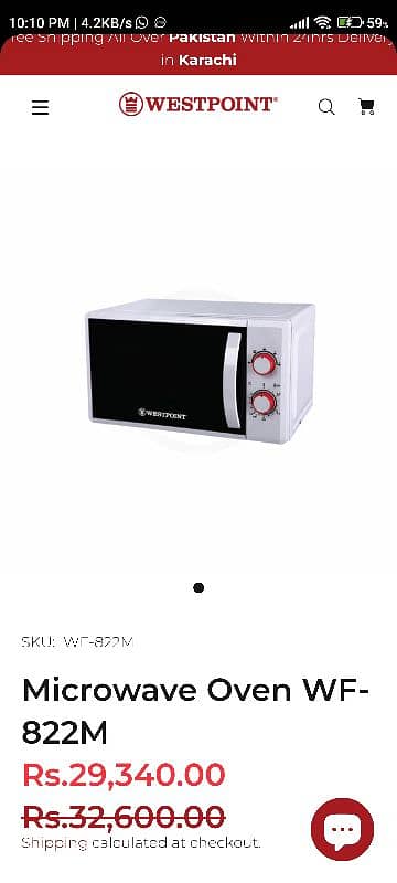 Microwave Oven WF-822M 6