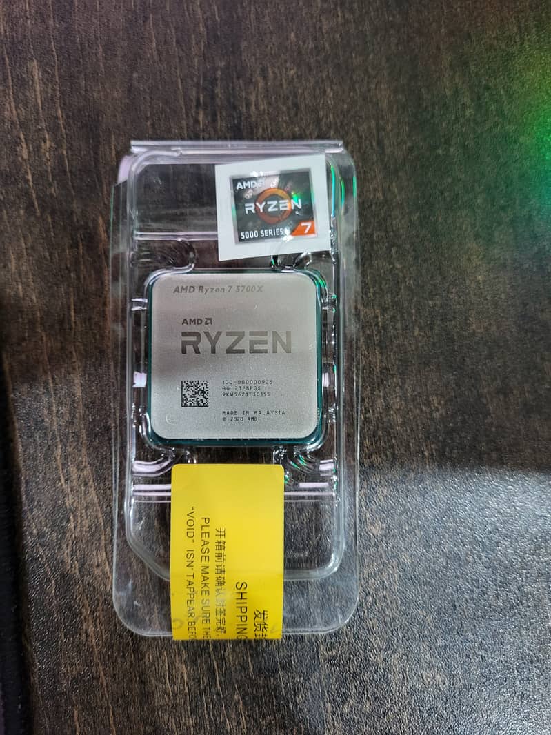 Ryzen 7 5700x brand new chip 3 years warranty equivalent to i7 12 gen 0