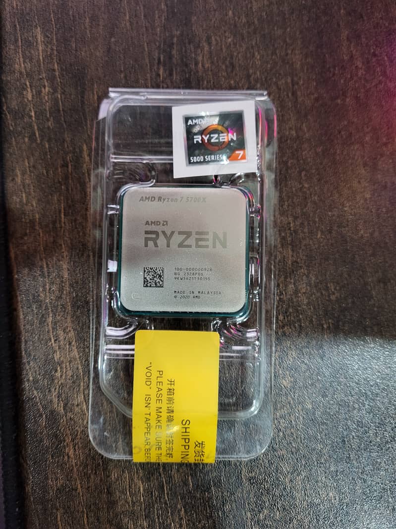 Ryzen 7 5700x brand new chip 3 years warranty equivalent to i7 12 gen 1