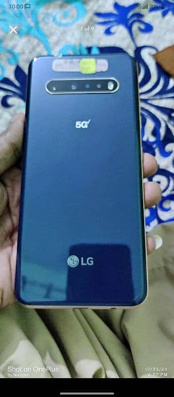 LG V60 thinQ 5G with Charger and cable Fresh 10/10 100% fresh 3