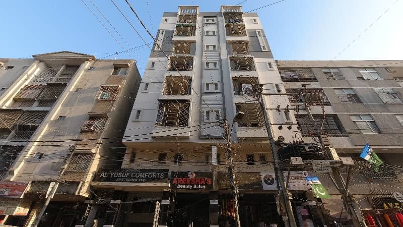 3 BED DD FLAT FOR SALE ( AL YOUSUF COMFORT) IN GULSHAN E IQBAL BLOCK 13 C 1