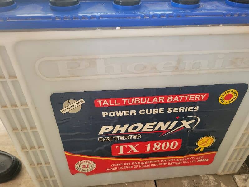 Phoneix TX 1800 Tabular 4 Batteries 0