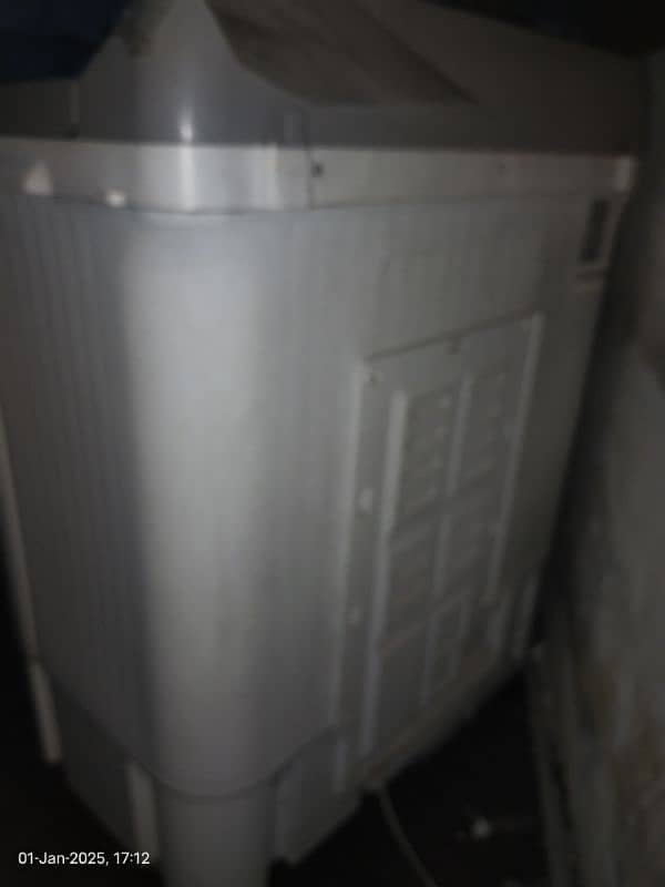 twin tub Haier one year used washing machine 1