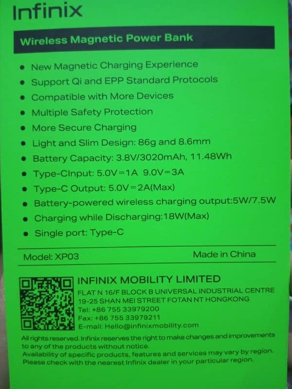 Infinix MagPower Wireless Charger + Portable Battery For Sale 4