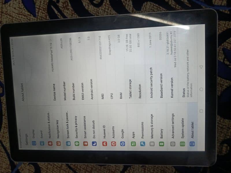 Huawei MediaPad T310 tablet for Sale 3