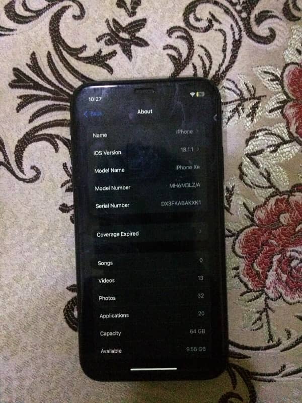 Iphone Xr for sale urgent exchange possible with iphone 13 panelchange 4