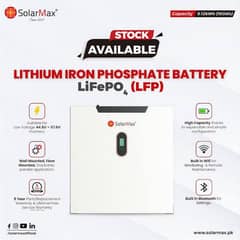 SOLARMAX LITHIUM ION BATERY 5.12 kw LiFePo⁴(LFP)